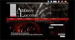 Desktop Screenshot of abbaye-lucerne.fr