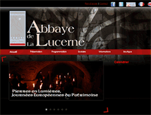 Tablet Screenshot of abbaye-lucerne.fr